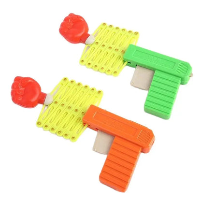 BamPunch – Retractable Fist Shooter Trick Toy Gun Funny Child Prank Toys Kids Plastic Festival Gift for Fun Classic Elastic Telescopic Fist
